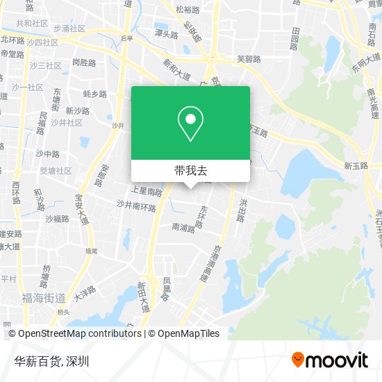 华薪百货地图