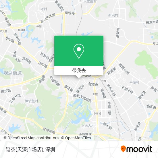 逗茶(天濠广场店)地图