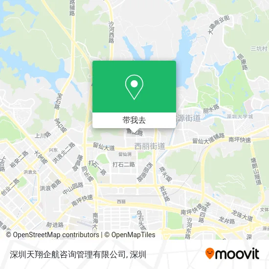 深圳天翔企航咨询管理有限公司地图