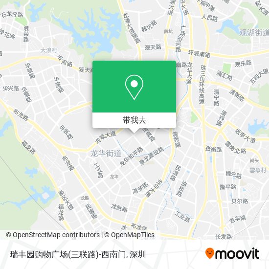 瑞丰园购物广场(三联路)-西南门地图