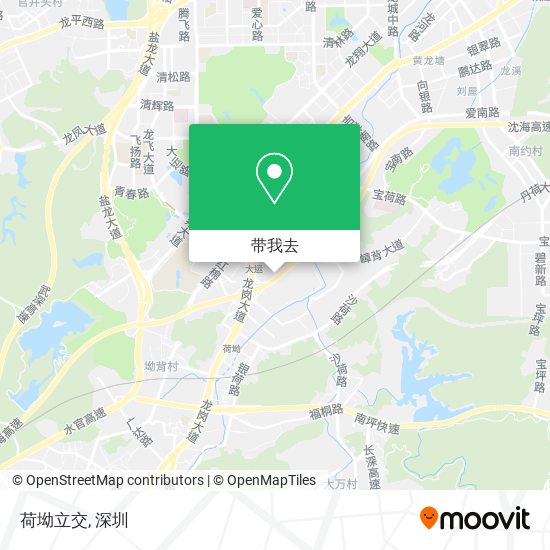 荷坳立交地图