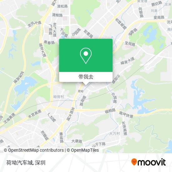 荷坳汽车城地图