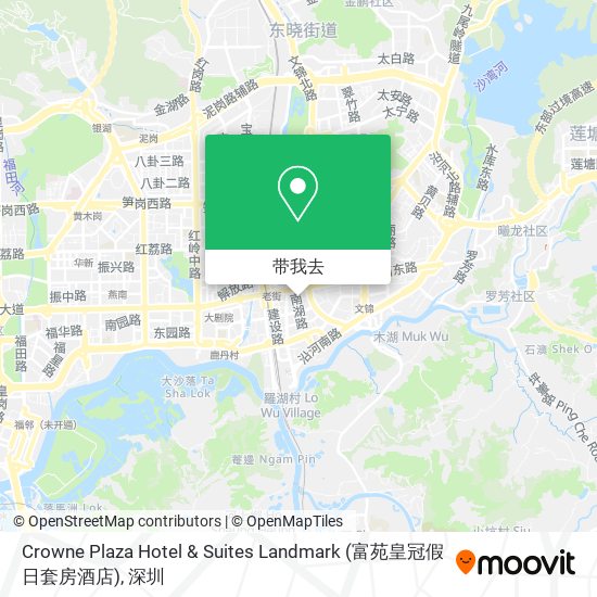 Crowne Plaza Hotel & Suites Landmark (富苑皇冠假日套房酒店)地图