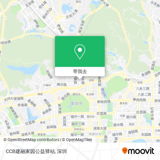 CCB建融家园公益驿站地图