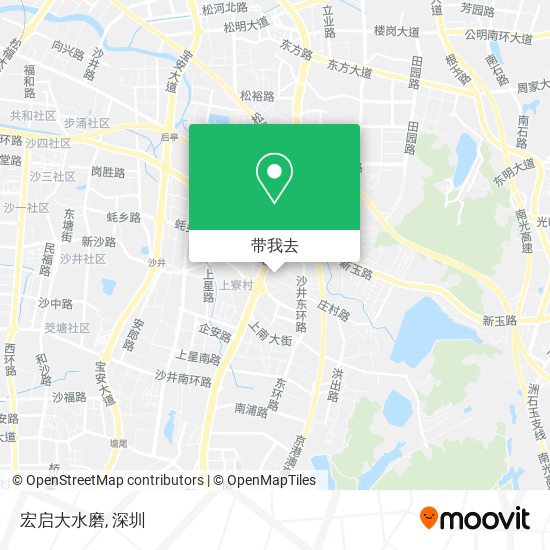 宏启大水磨地图