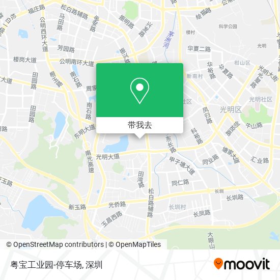 粤宝工业园-停车场地图