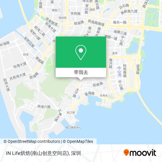 IN Life烘焙(南山创意空间店)地图