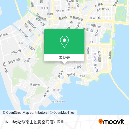 IN Life烘焙(南山创意空间店)地图
