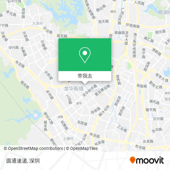 圆通速递地图