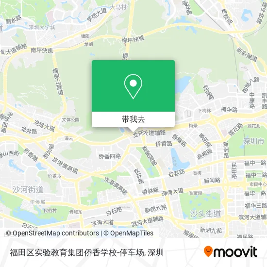 福田区实验教育集团侨香学校-停车场地图