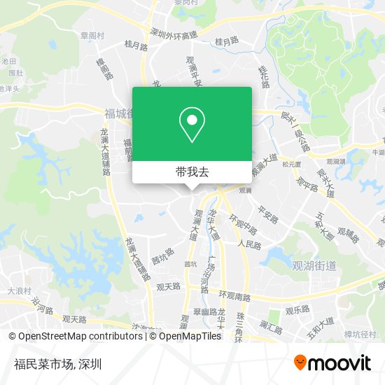 福民菜市场地图