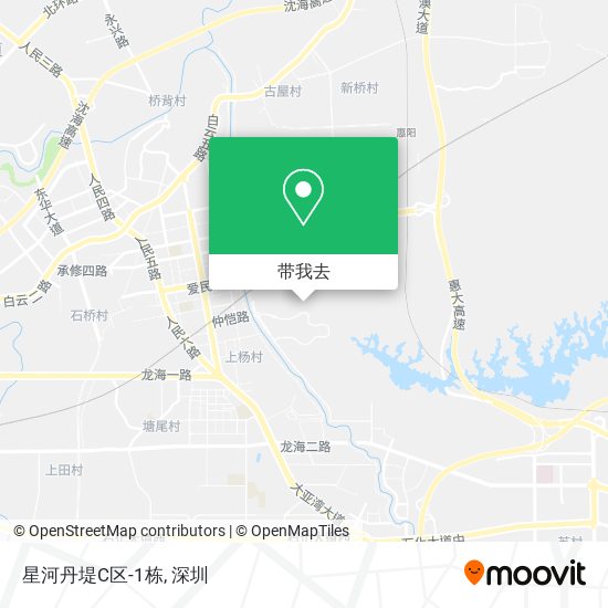 星河丹堤C区-1栋地图