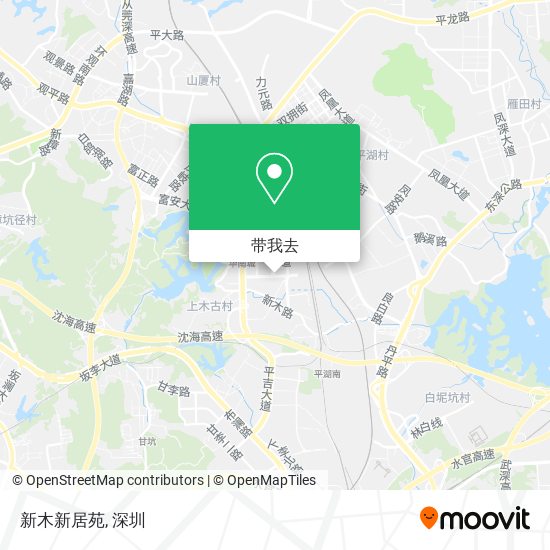 新木新居苑地图