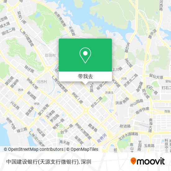 中国建设银行(天源支行微银行)地图