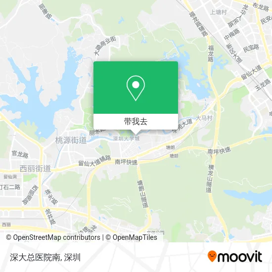 深大总医院南地图