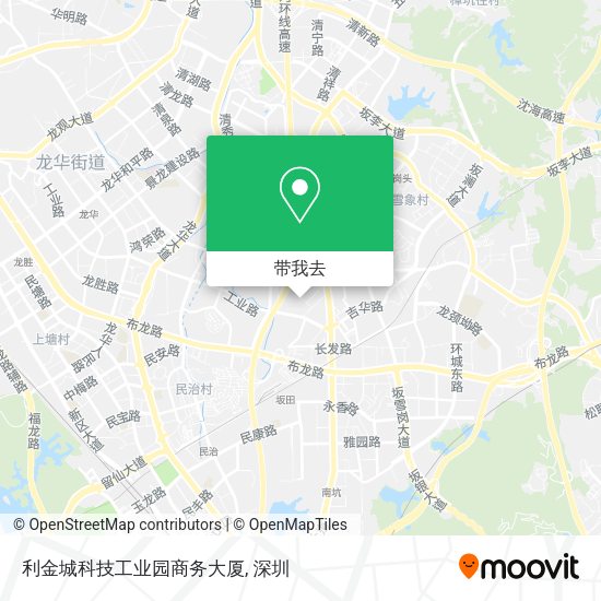 利金城科技工业园商务大厦地图