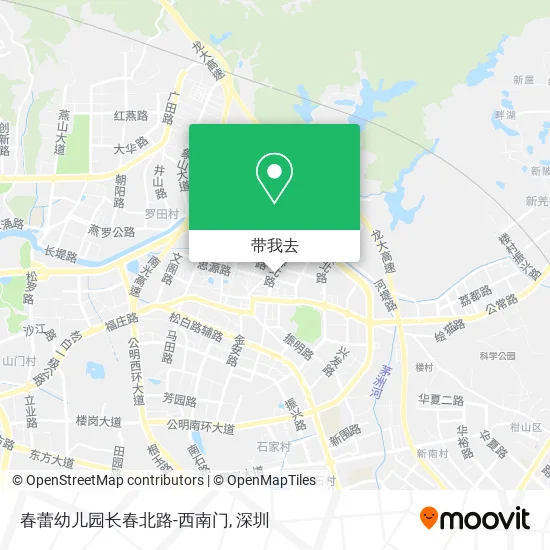 春蕾幼儿园长春北路-西南门地图