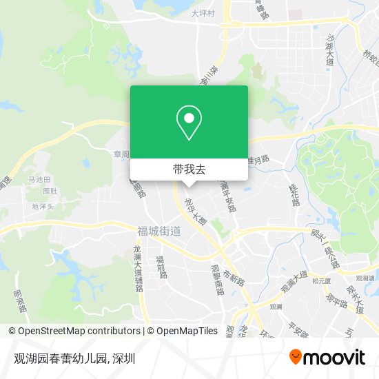 观湖园春蕾幼儿园地图