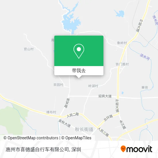 惠州市喜德盛自行车有限公司地图