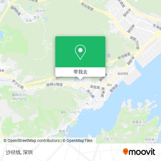 沙径线地图