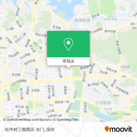 松坪村三期西区-东门地图