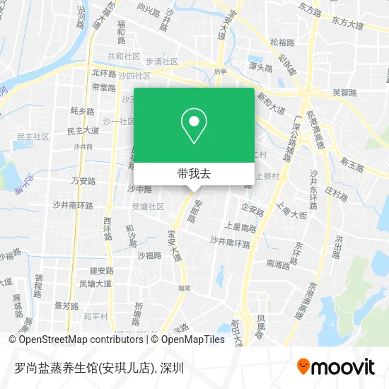 罗尚盐蒸养生馆(安琪儿店)地图