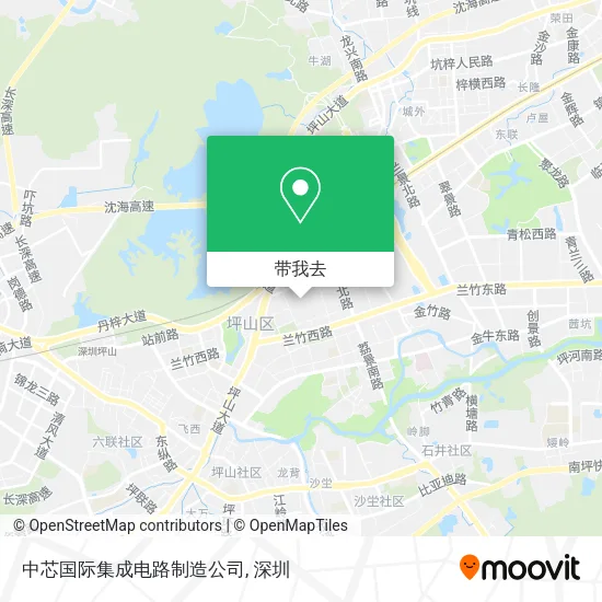 中芯国际集成电路制造公司地图