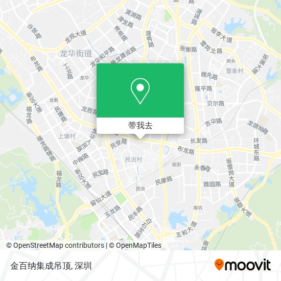 金百纳集成吊顶地图