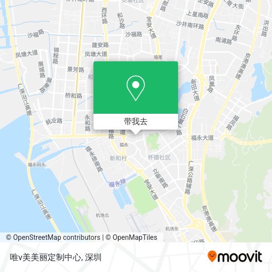 唯v美美丽定制中心地图