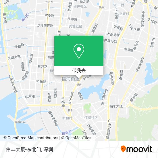 伟丰大厦-东北门地图