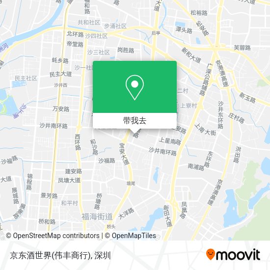 京东酒世界(伟丰商行)地图
