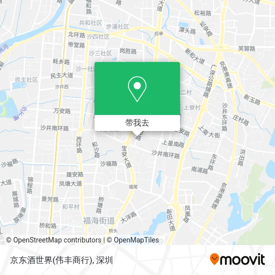 京东酒世界(伟丰商行)地图