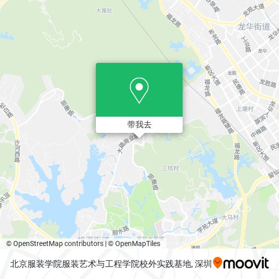 北京服装学院服装艺术与工程学院校外实践基地地图