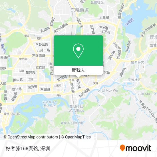 好客缘168宾馆地图