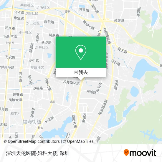 深圳天伦医院-妇科大楼地图