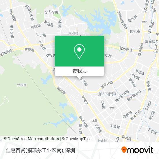 佳惠百货(福瑞尔工业区南)地图
