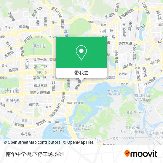 南华中学-地下停车场地图