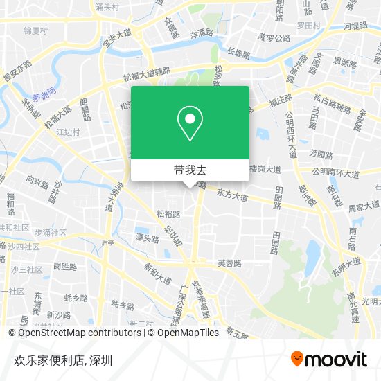 欢乐家便利店地图