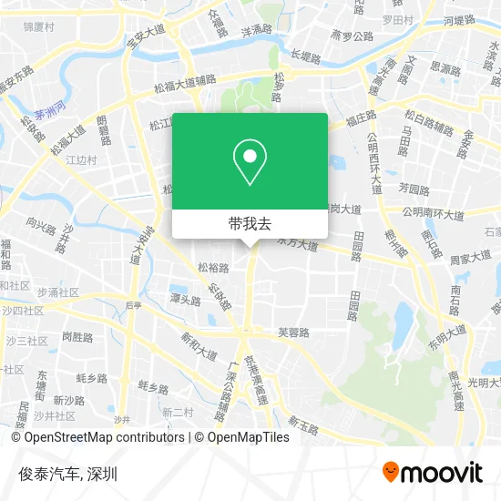 俊泰汽车地图