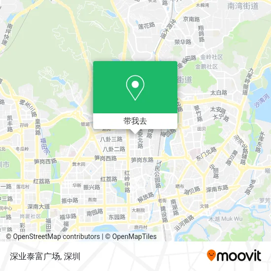 深业泰富广场地图