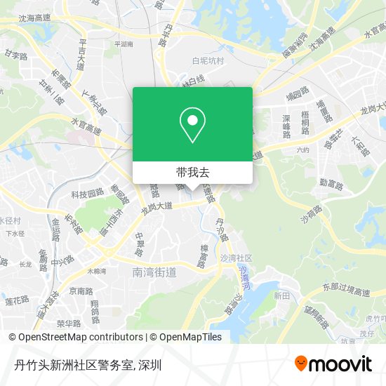丹竹头新洲社区警务室地图