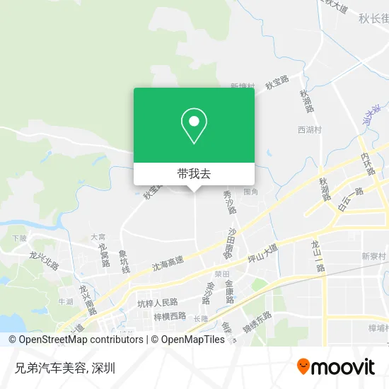 兄弟汽车美容地图