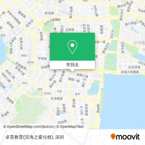 卓育教育(滨海之窗分校)地图