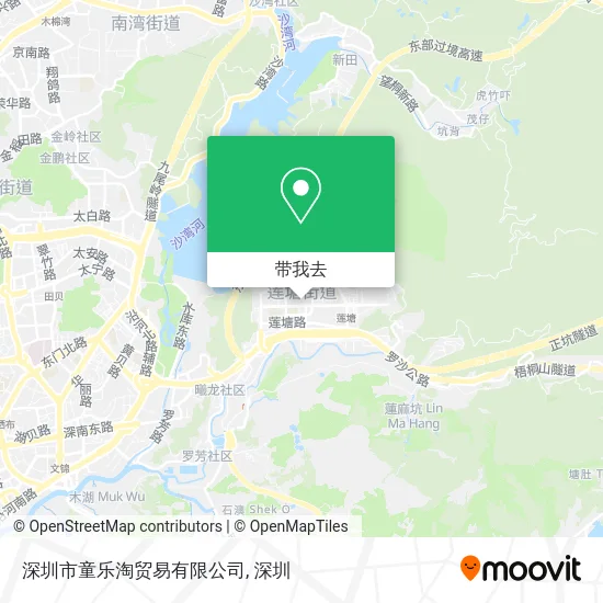 深圳市童乐淘贸易有限公司地图