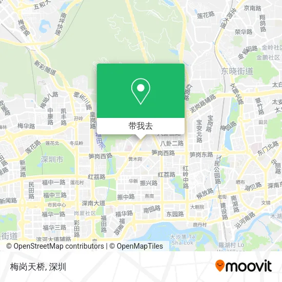 梅岗天桥地图