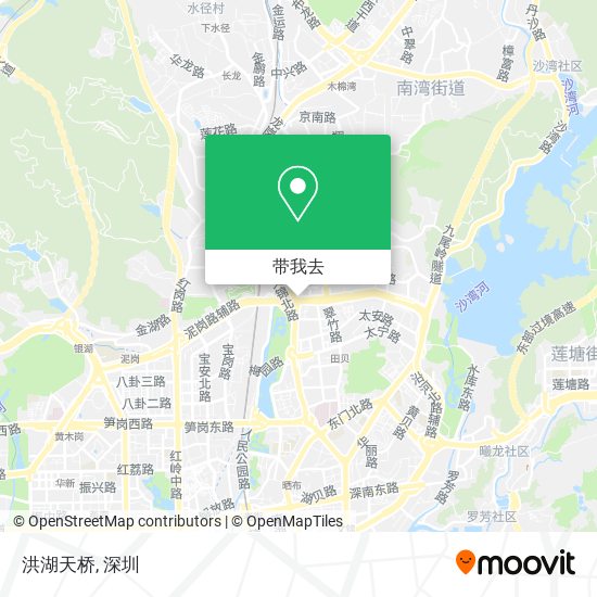 洪湖天桥地图