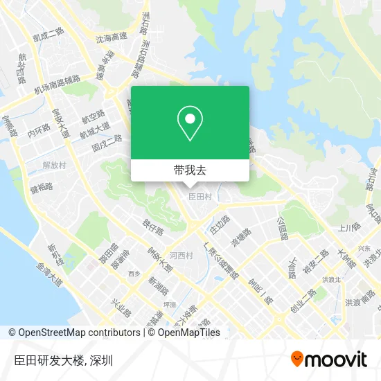 臣田研发大楼地图