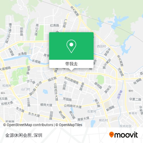 金源休闲会所地图