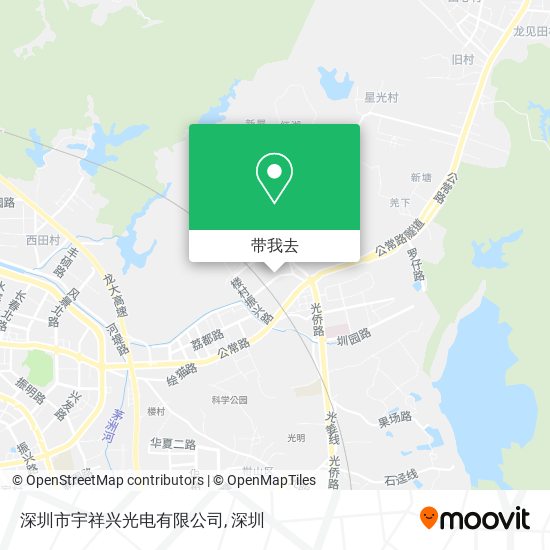 深圳市宇祥兴光电有限公司地图