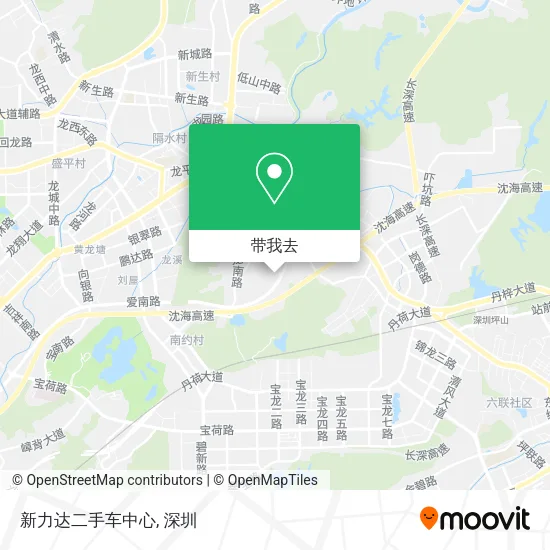 新力达二手车中心地图